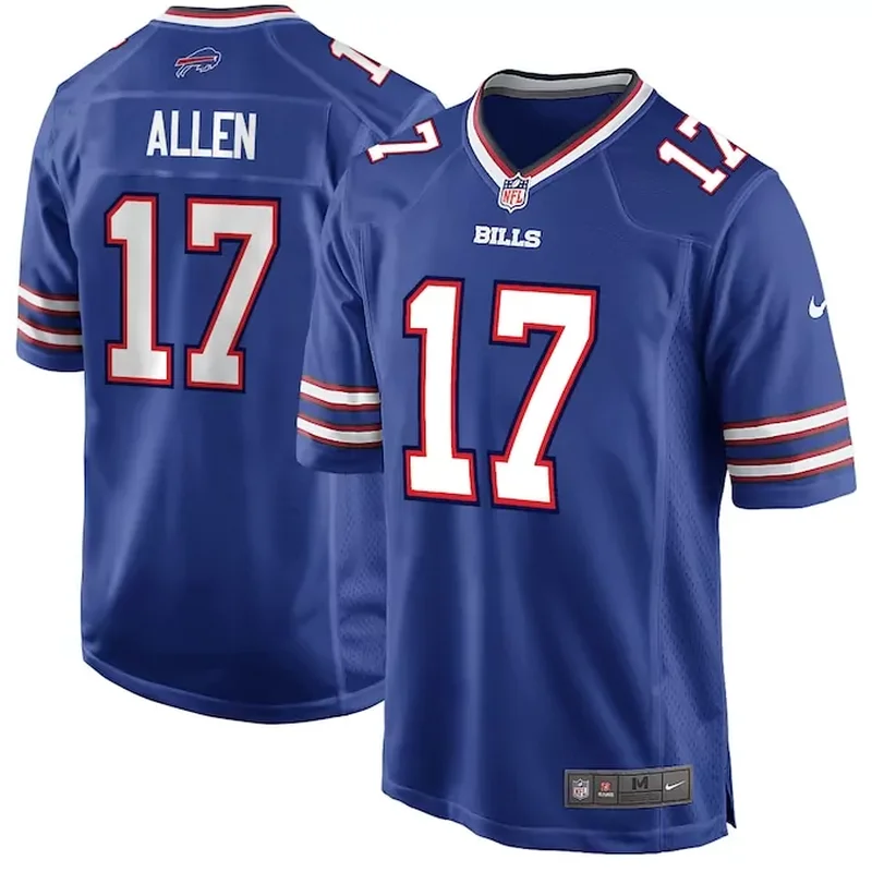 Josh Allen Buffalo Bills Player Jersey Royal - Image 2