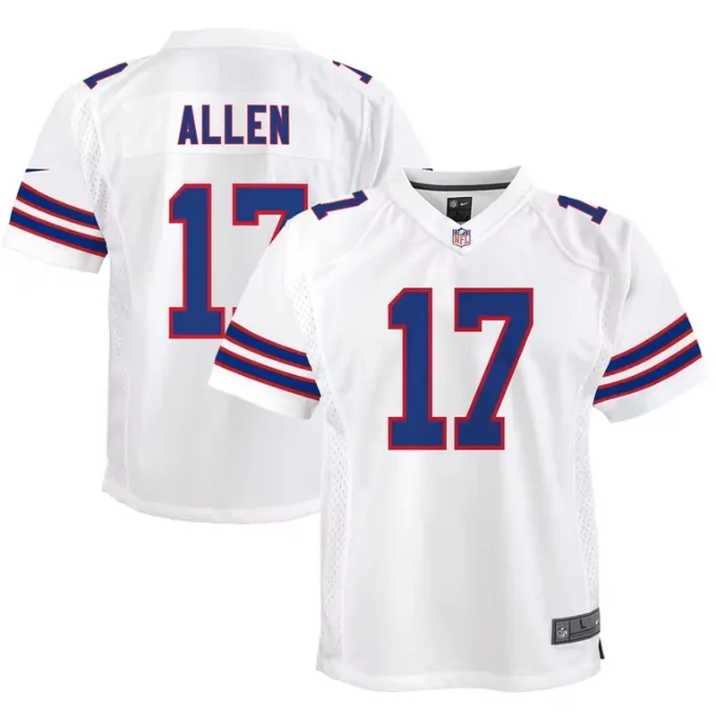 Josh Allen Buffalo Bills Game Jersey White