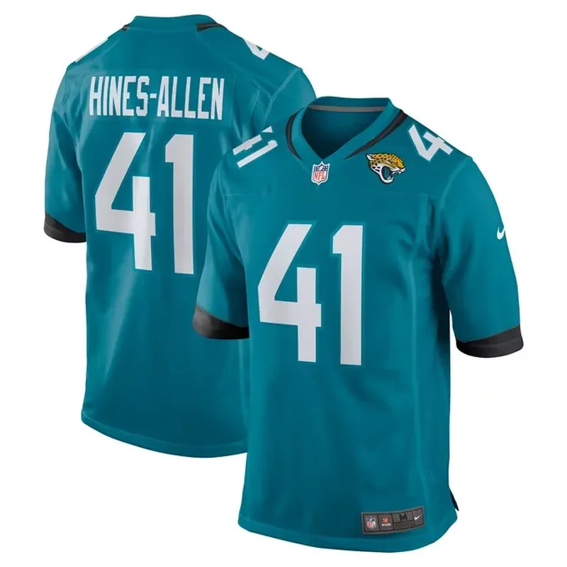 Josh Hines-Allen Jacksonville Jaguars Player Game Jersey Teal