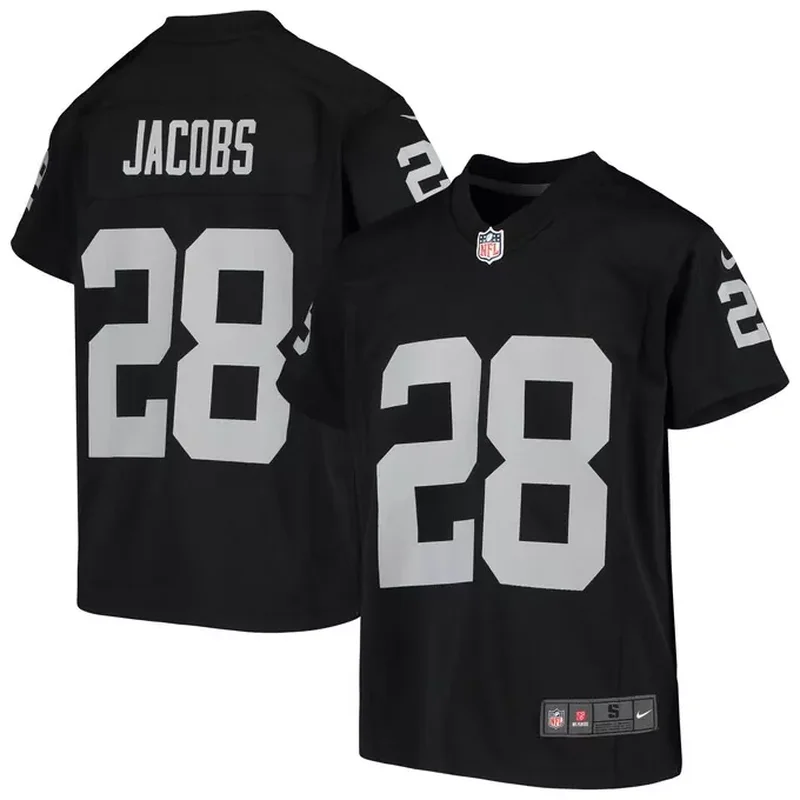 Josh Jacobs Las Vegas Raiders Game Jersey Black