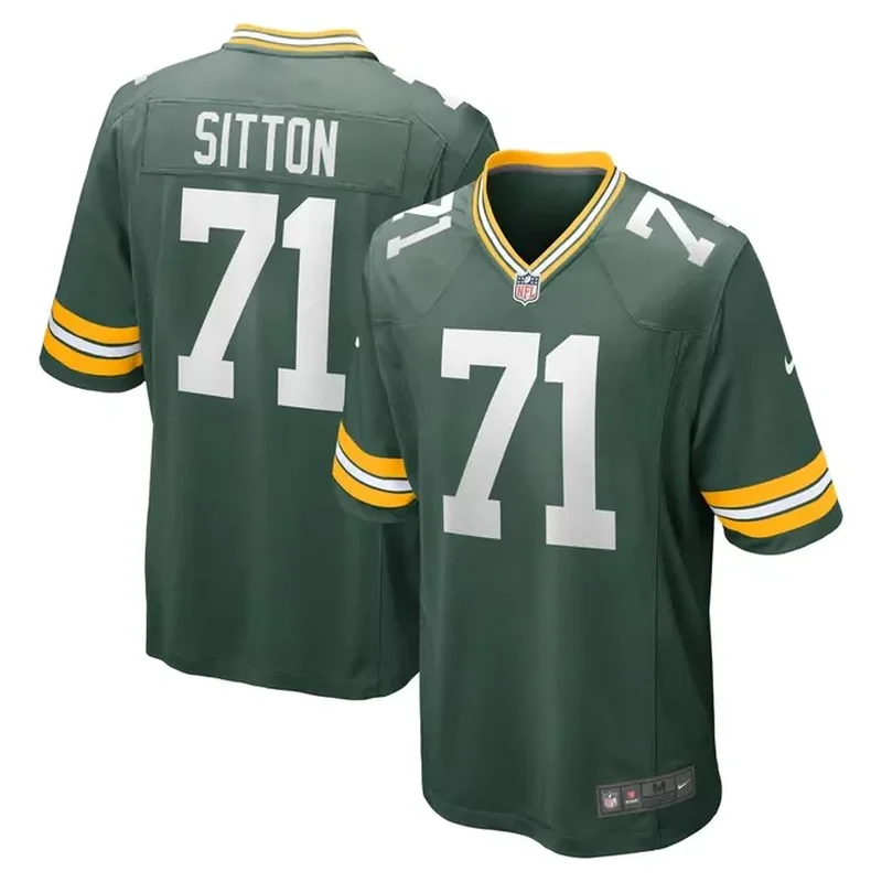 Josh Sitton Green Bay Packers Retired Game Jersey Green
