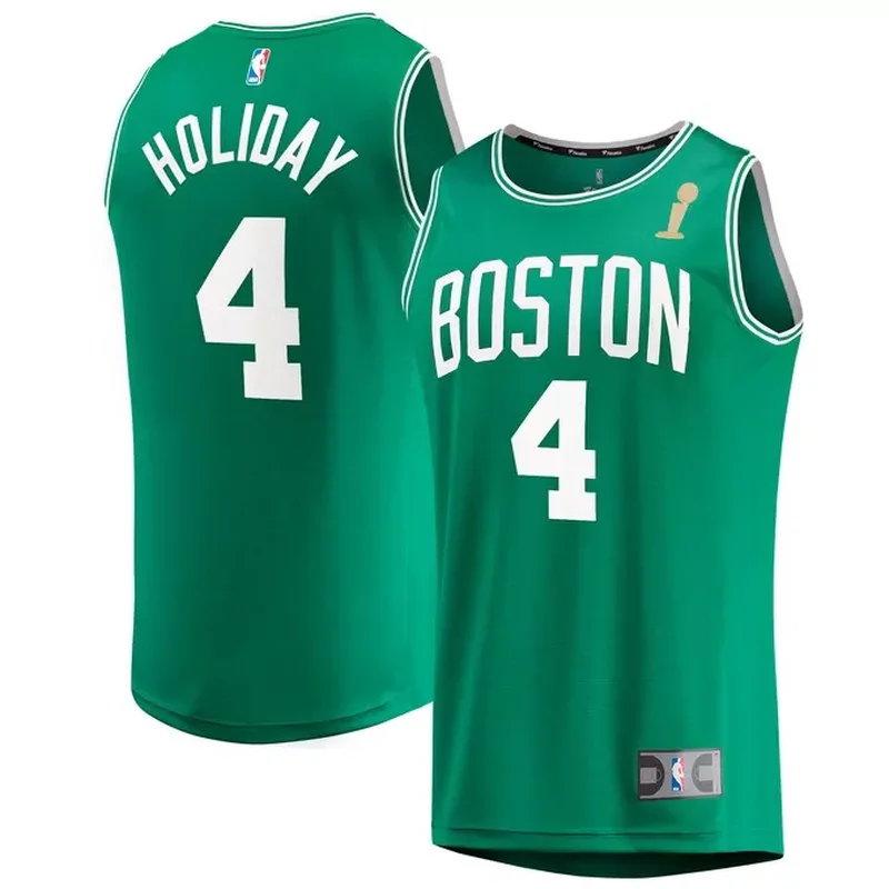 Jrue Holiday Boston Celtics 2024 NBA Finals Champions Fast Break Player Jersey Kelly Green Icon Edition