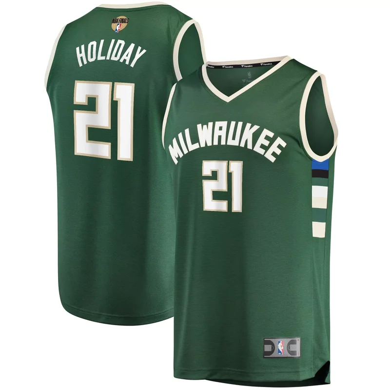 Milwaukee Bucks Pat Connaughton #24 NBA Basketball City White Jersey Bucks Fans - Image 3