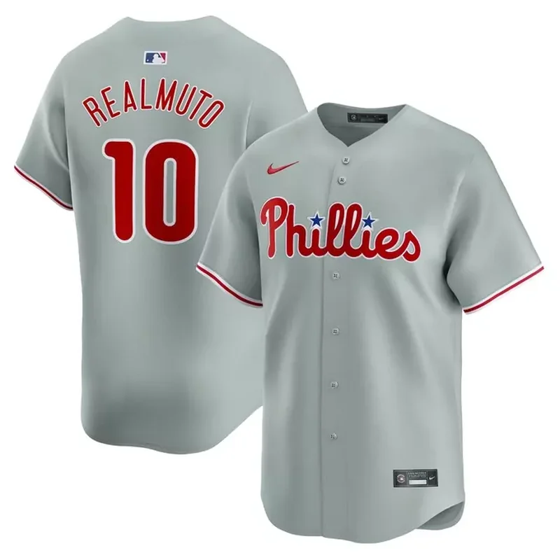 JT Realmuto Philadelphia Phillies Away Player Jersey Gray