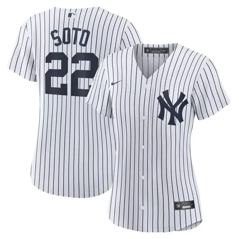 Derek Jeter New York Yankees Home Player Jersey White - Image 2