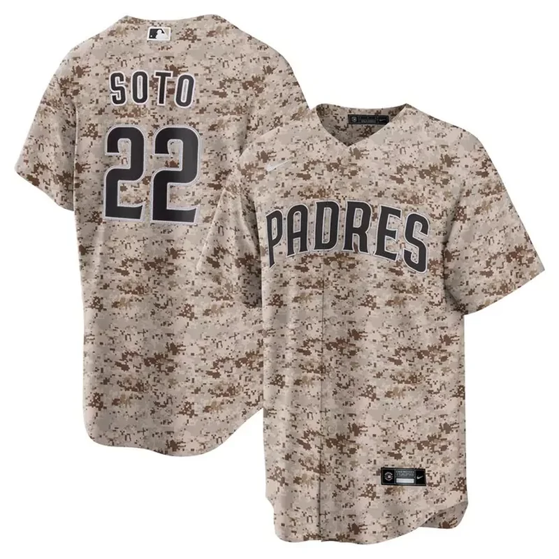 San Diego Padres Alternate Jersey Tan - Image 5