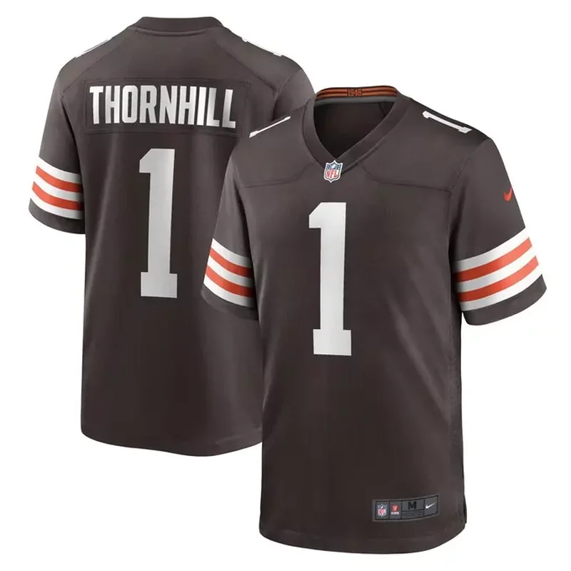 Kahlef Hailassie Cleveland Browns Team Game Jersey Brown - Image 5