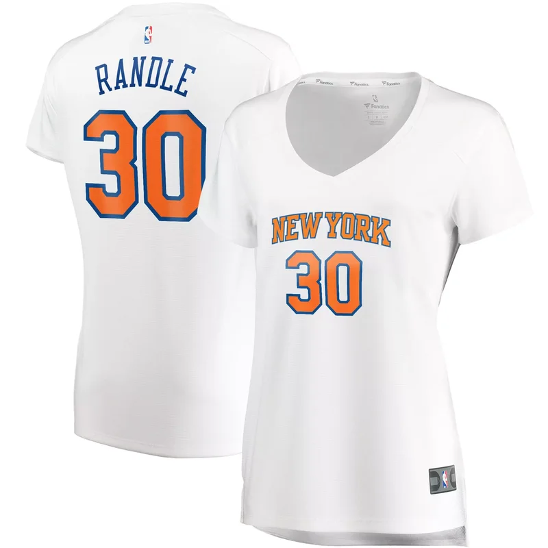 Julius Randle New York Knicks Fast Break Player Jersey - Association Edition - White NBA - Image 4