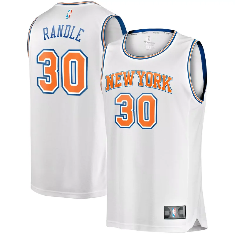 Patrick Ewing New York Knicks Hardwood Classics 1991-92 Hyper Hoops Jersey - Blue NBA - Image 5