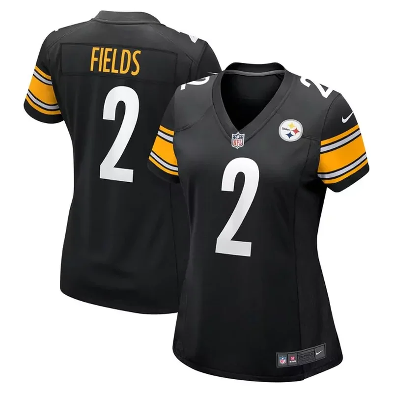 Justin Fields Pittsburgh Steelers Womens Game Player Jersey Black