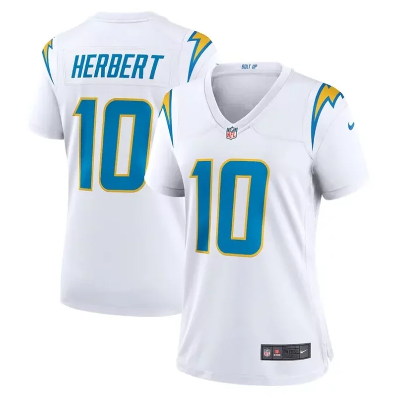 Justin Herbert Los Angeles Chargers Womens Game Jersey White