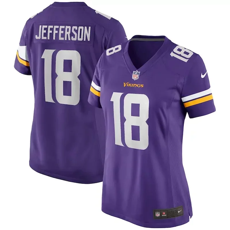 Justin Jefferson Minnesota Vikings Womens Game Jersey Purple