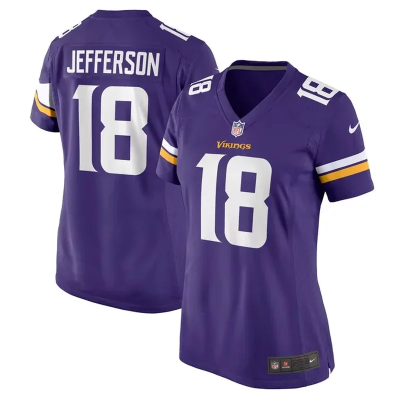 Justin Jefferson Minnesota Vikings Womens Game Jersey Purple