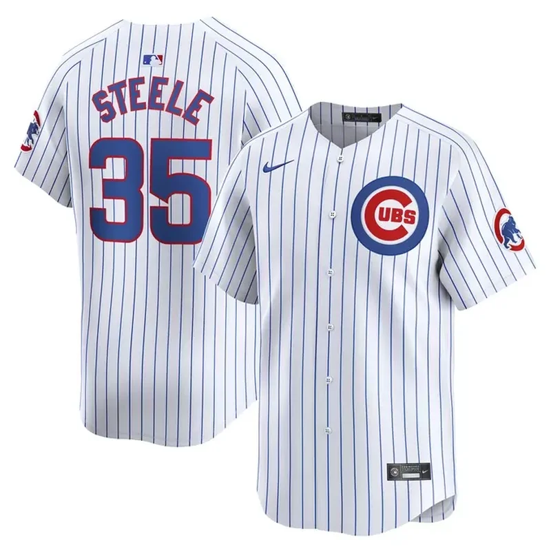 Justin Steele Chicago Cubs Home Player Jersey White