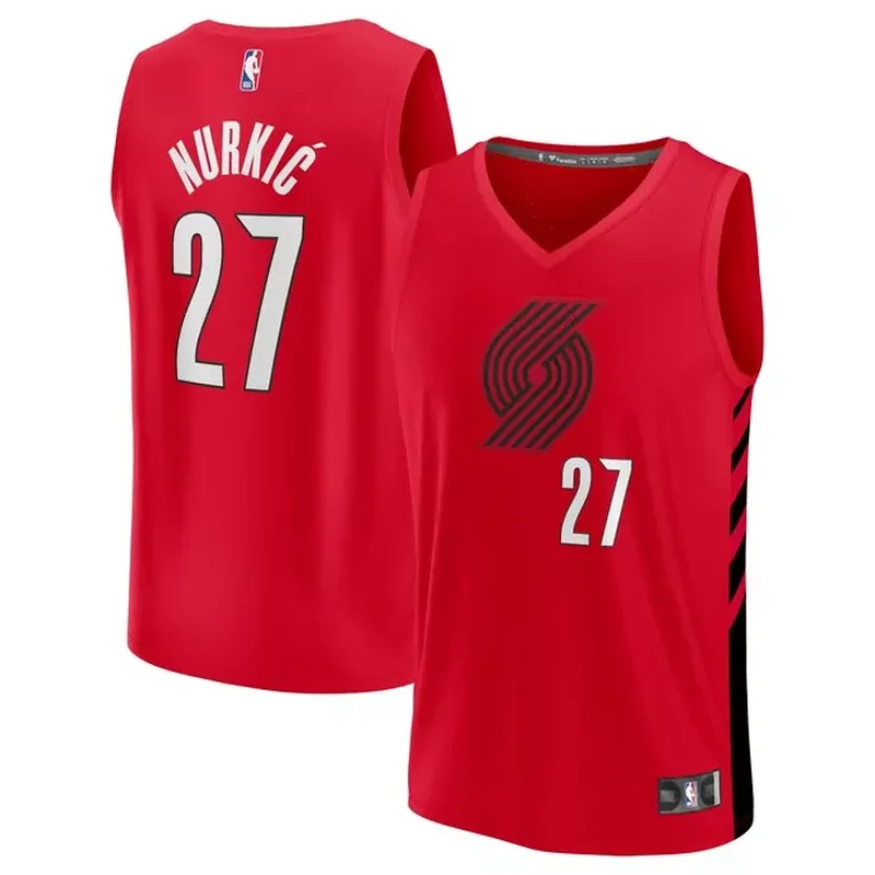 Shaedon Sharpe Portland Trail Blazers Fast Break Player Jersey Icon Edition Black - Image 5