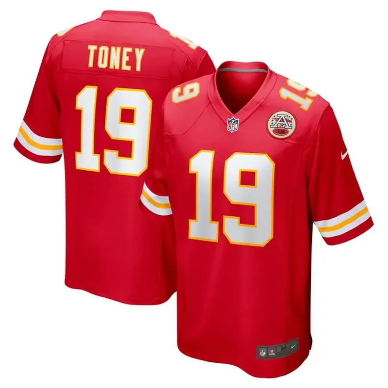 Jaylen Watson Kansas City Chiefs Game Player Jersey Red - Image 4