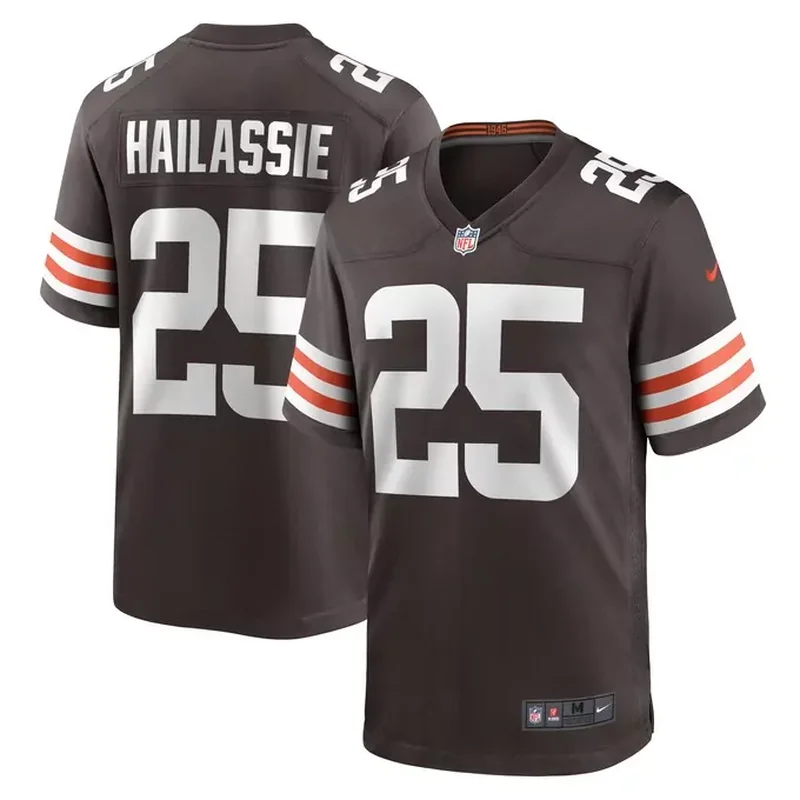 Kahlef Hailassie Cleveland Browns Team Game Jersey Brown