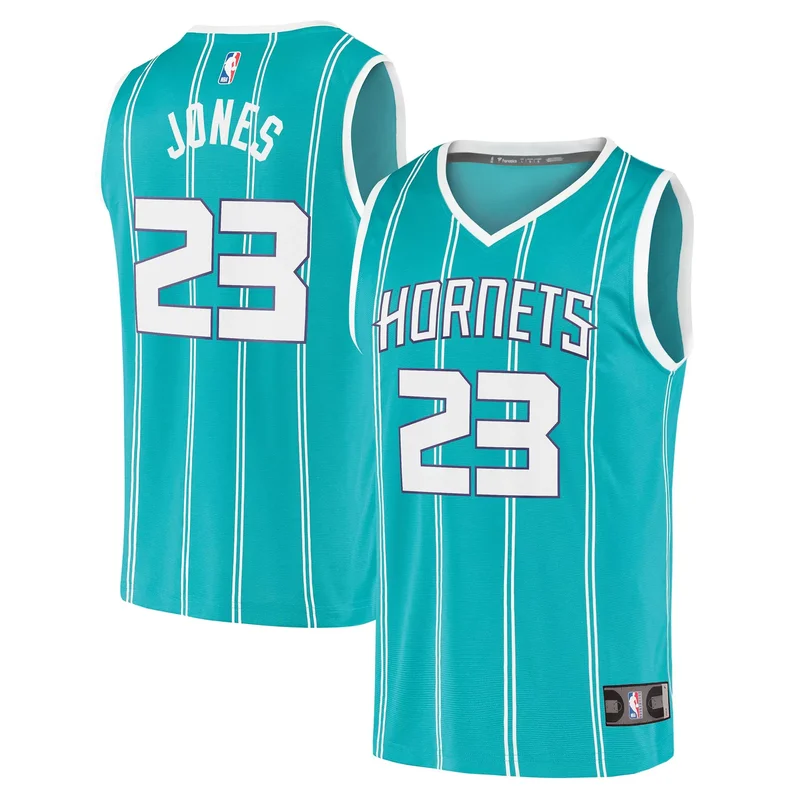 Kai Jones Charlotte Hornets 2021/22 Fast Break Jersey - Icon Edition - Teal NBA