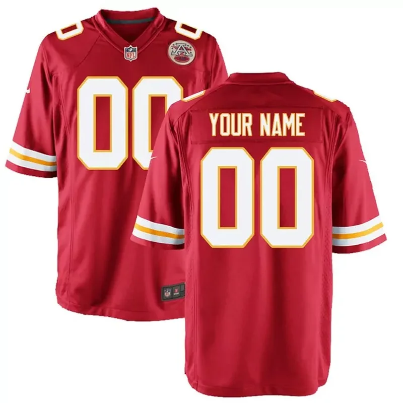 Travis Kelce Kansas City Chiefs Super Bowl LVIII Game Jersey Red - Image 2
