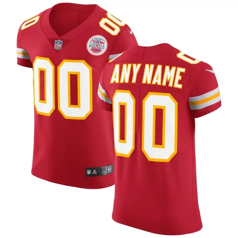 Kansas City Chiefs Vapor Untouchable Custom Elite Jersey Red