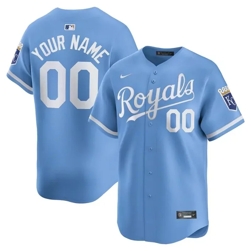 Kansas City Royals City Connect Jersey Navy - Image 3