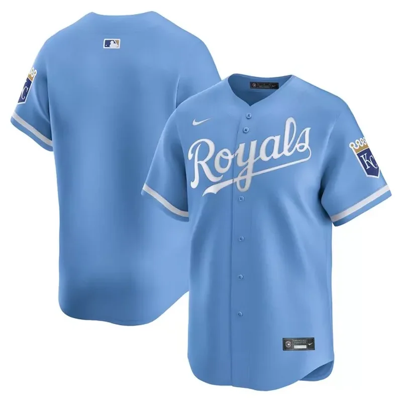 George Brett Kansas City Royals Road Cooperstown Collection Player Jersey Light Blue - Image 5
