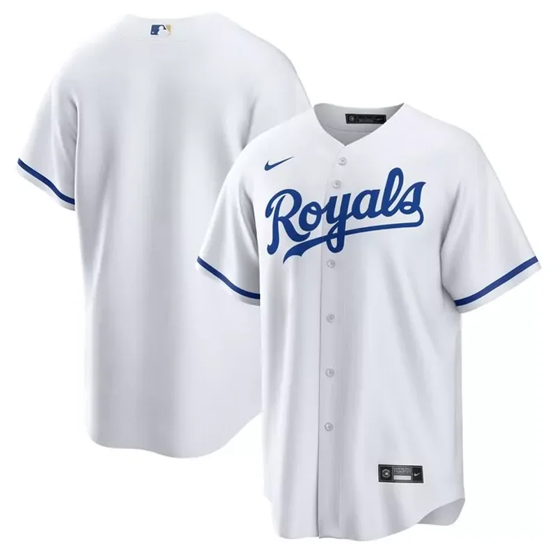 Kansas City Royals Home Blank Jersey White