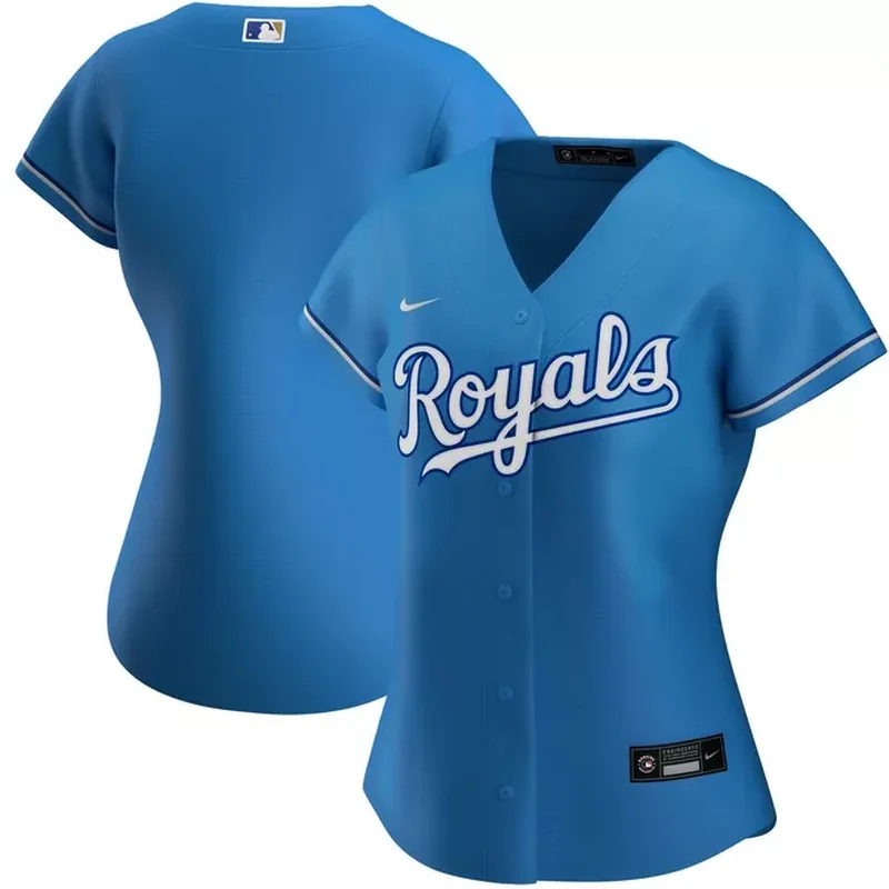 Kansas City Royals Womens Alternate Team Jersey Light Blue