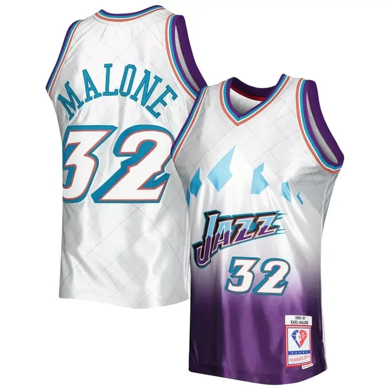 Utah Jazz Unisex 2023/24 Custom Jersey Purple City Edition - Image 3
