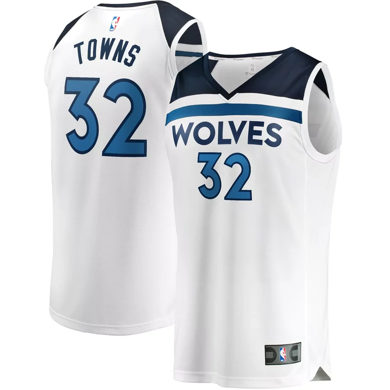 Karl-anthony Towns Minnesota Timberwolves Fast Break Player Jersey - Statement Edition - Green NBA - Image 4