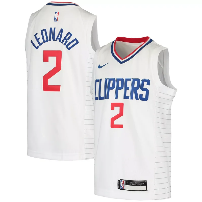 Kawhi Leonard La Clippers 2020/21 Jersey - White - Association Edition NBA - Image 2