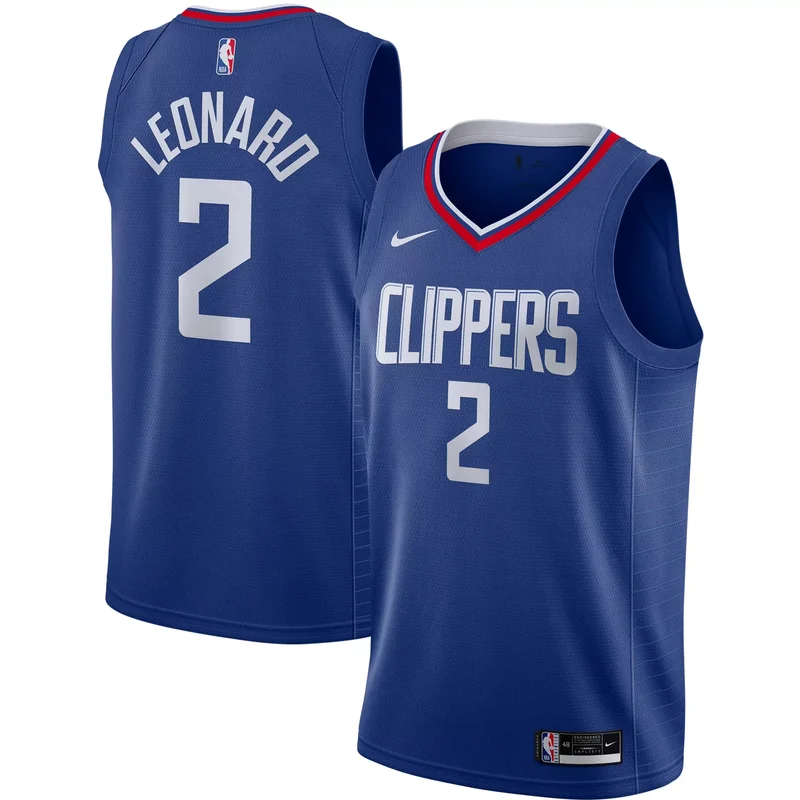 Kawhi Leonard La Clippers 2020/21 Jersey - Royal - Icon Edition NBA