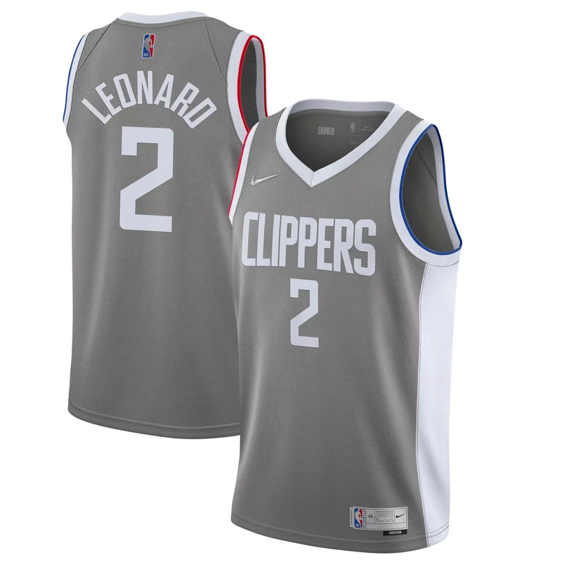 Kawhi Leonard La Clippers 2021/22 Jersey - City Edition - Light Blue NBA - Image 3