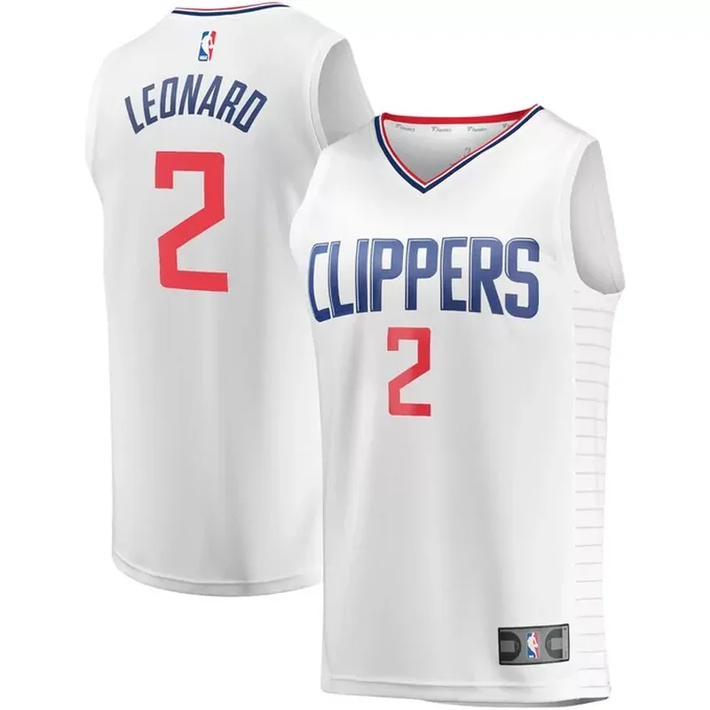 Kawhi Leonard LA Clippers Fast Break Player Jersey Association Edition White