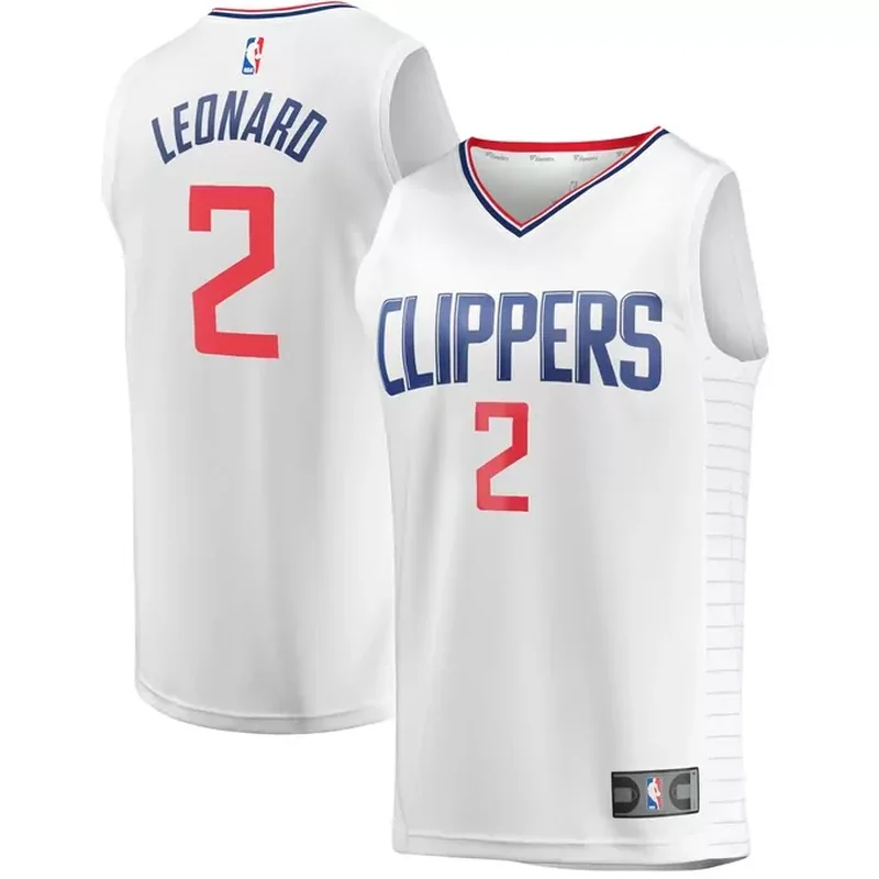Kawhi Leonard LA Clippers Fast Break Player Jersey Association Edition White