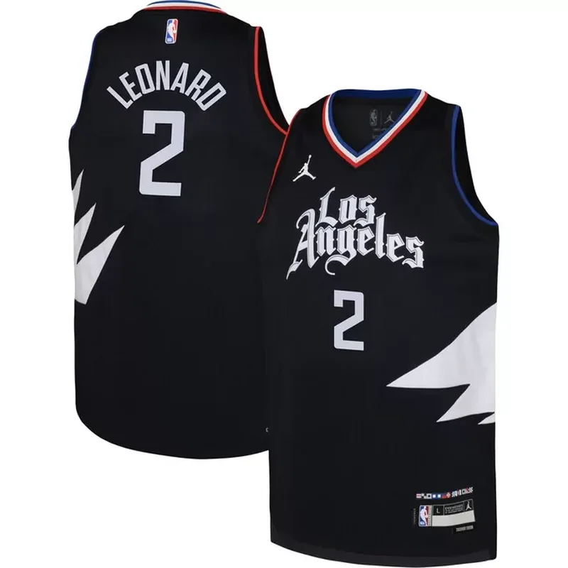 LA Clippers NBA & KidSuper Studios by Unisex Hometown Jersey Gray - Image 2