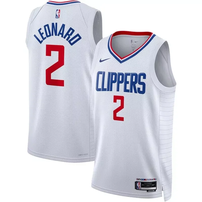 Kawhi Leonard LA Clippers Unisex Jersey Association Edition White