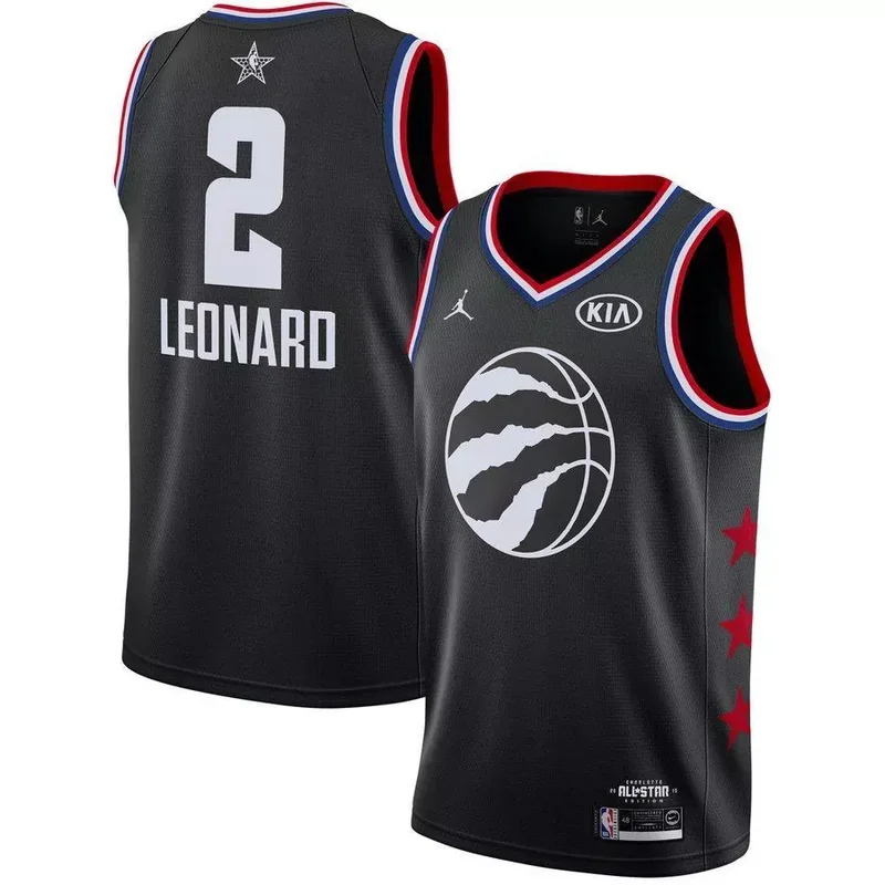 Kawhi Leonard Toronto Raptors Jordan 2019 NBA All-star Game Finished Jersey White 2019 - Image 4