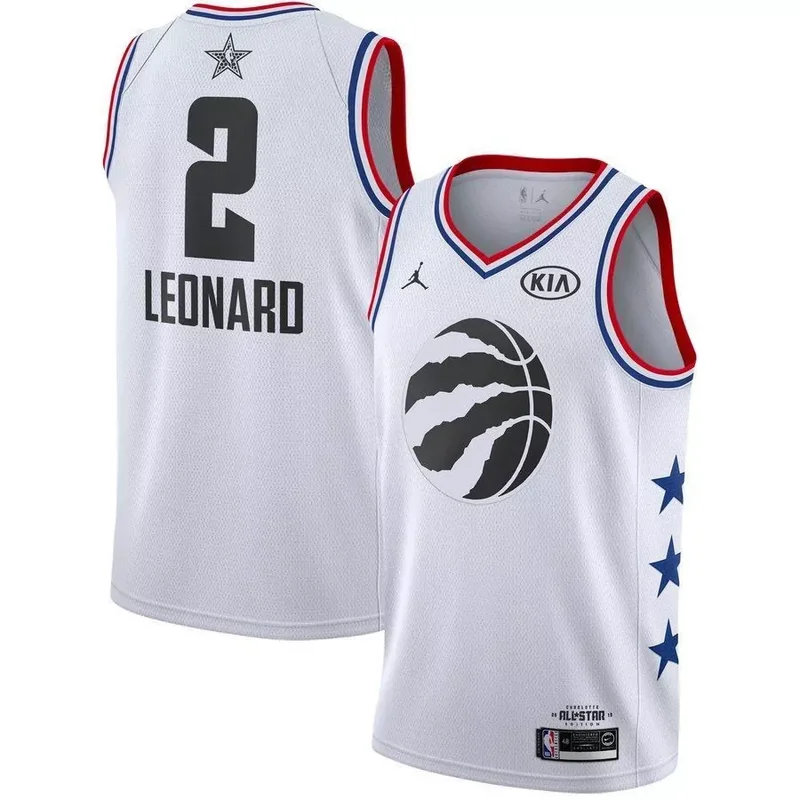 Kawhi Leonard Toronto Raptors Jordan 2019 NBA All-star Game Finished Jersey White 2019