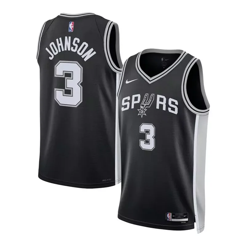 Keldon Johnson San Antonio Spurs Unisex Jersey Icon Edition Black