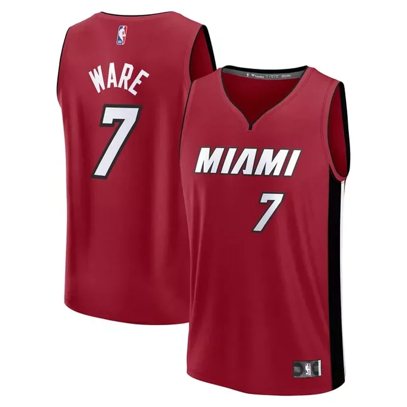Kelel Ware Miami Heat Fast Break Player Jersey Statement Edition Red