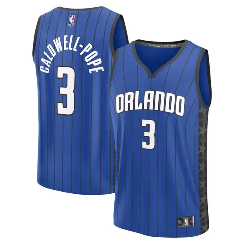 Markelle Fultz Orlando Magic Jordan Brand 2020/21 Jersey Statement Edition Blue - Image 3