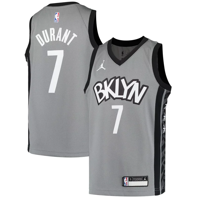 Nicolas Claxton Brooklyn Nets Fast Break Player Jersey - Statement Edition - Charcoal NBA - Image 2