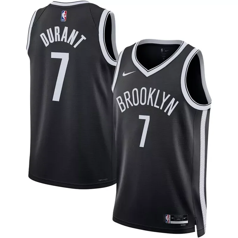 Kevin Durant Brooklyn Nets Unisex Jersey Icon Edition Black