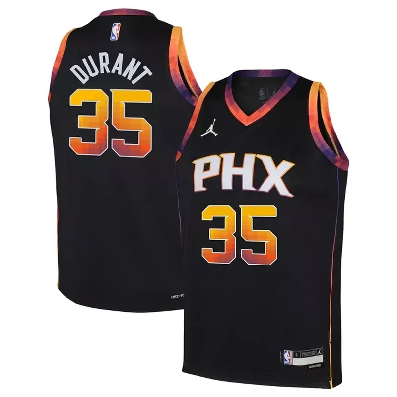 Kevin Durant Phoenix Suns Jordan Brand 2022/23 Jersey Statement Edition Black