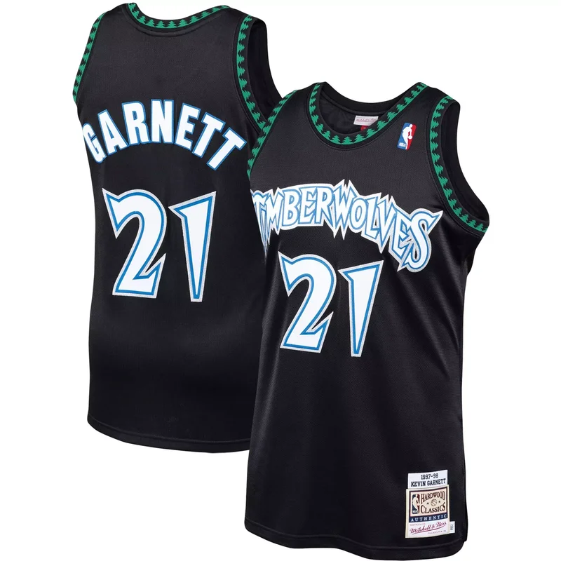 Kevin Garnett Minnesota Timberwolves 2003/04 Hardwood Classics Jersey - Blue NBA - Image 3