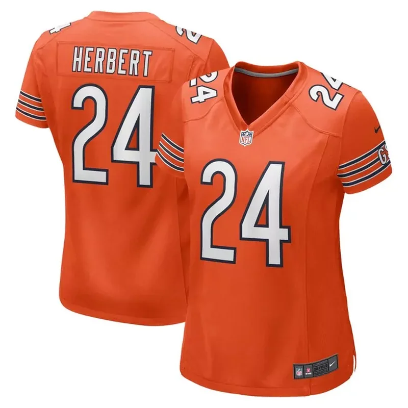 Ryan Bates Chicago Bears Womens Game Jersey Navy - Image 2