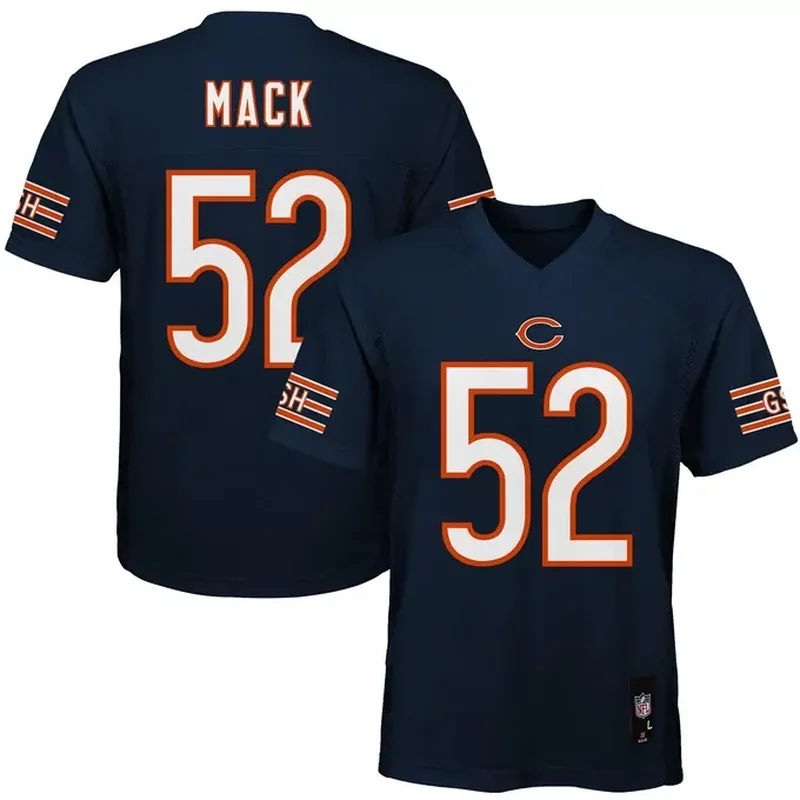 Khalil Mack Chicago Bears Player Jersey Navy