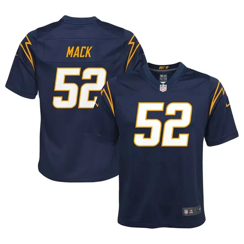 Khalil Mack Los Angeles Chargers Game Jersey Navy