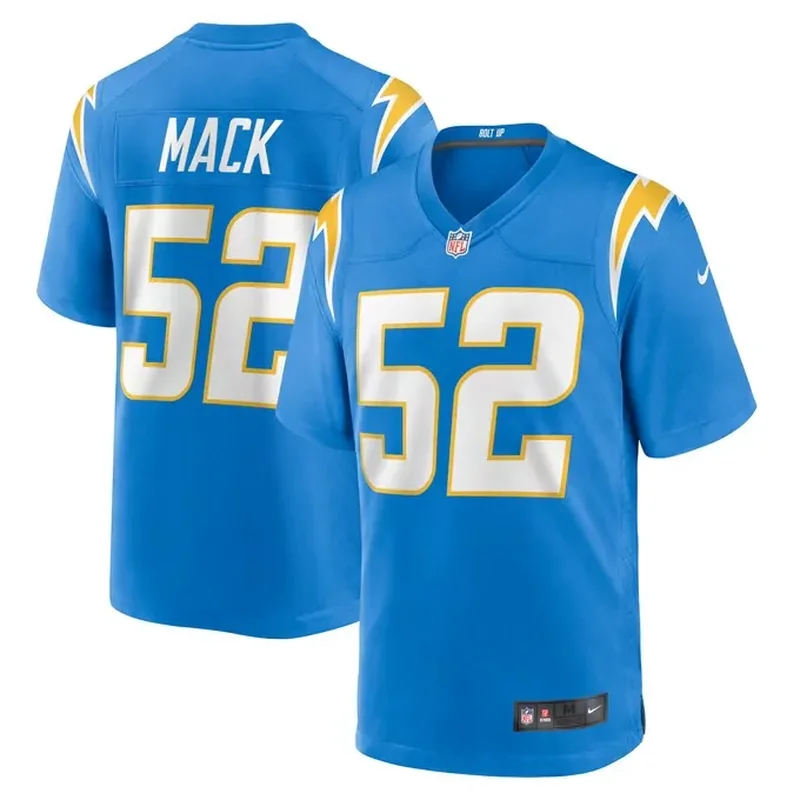Khalil Mack Los Angeles Chargers Game Jersey Powder Blue